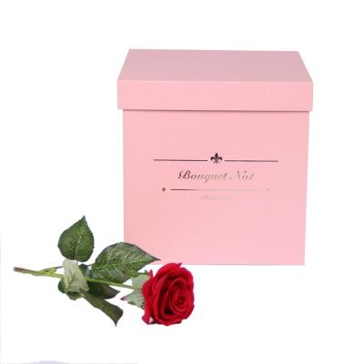 China China Recyclable Perfect Customized Single Flower Gift Packaging Box For Packing for sale