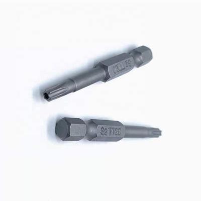 China Magnetic Torx Wrench Tool S2 T20 Hex Head With Pillar Screwdriver Bit for sale