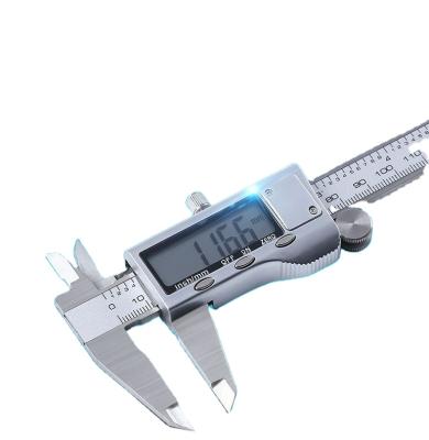 China Inner diameter measuring all metal vernier calipers digital display silver electronic caliper all PVC plastic mini digital bulk packaging for sale