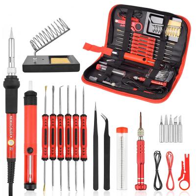 China Alloyc Steel 60W European Plug Electric Soldering Iron Kit Tool Screwdriver Welding Remover Multifunction Tool/US Plug for sale