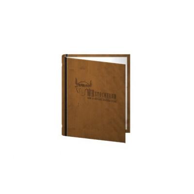 China Business PU Hardcover Book Waterproof Leather Notebook Designed For Chef for sale