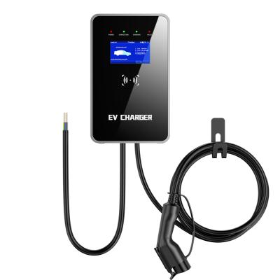 China wall box type2 5m 7KW 32a smart mobile ev charger ACSN2-7 for sale