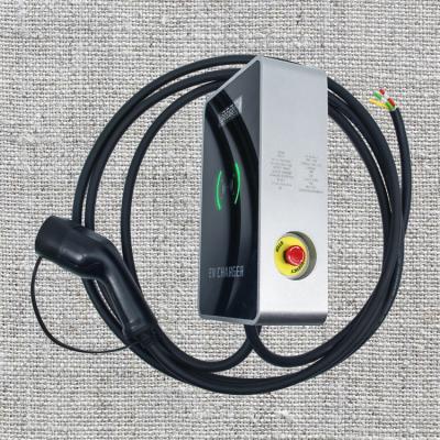 China AC 22kw phase3 rack mount cable type2 home charging ev charger for sale