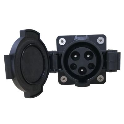 China Manufcaturers High Quality Level 2 SAE J1772 TYPE 1 AC 16A 32A 40A 48A 1 Phase Plug EV Charger Plug SNMBCZ for sale