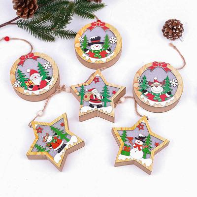 China Chirstmas Home Decor Chirstmas Decor Christmas Tree Home Decor New Year Christmas Ornaments Wooden Christmas Ornaments for sale