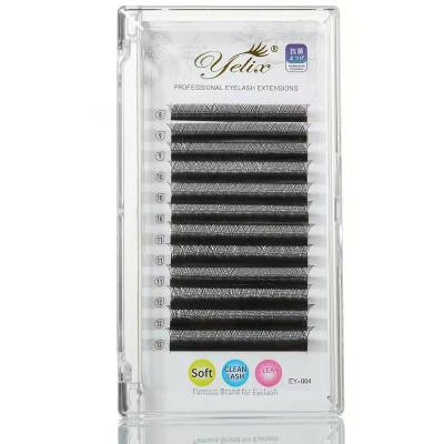 China Natural Soft Eyelashes Samples Extension 7-16mm Extension Maker Eyelashes for sale