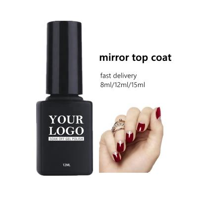 China Eco - Friendly Professional Salon Soak Off Nail Gel Polish Clear Base Coat And Top Coat for sale