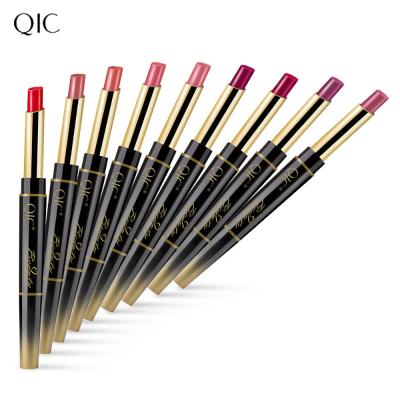 China Eco-friendly double liner and 14 color lipstick lip liner set rotating lip liner for sale