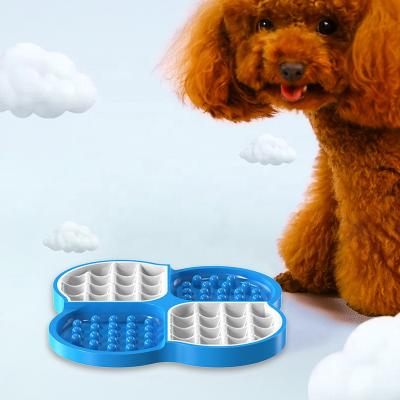 China Slow Feeder Pet Food Feeding Silicone Custom Made Pet Supplies Slow Feeder Dog Food Pads Suction Cup Licking Mat For Dogs for sale