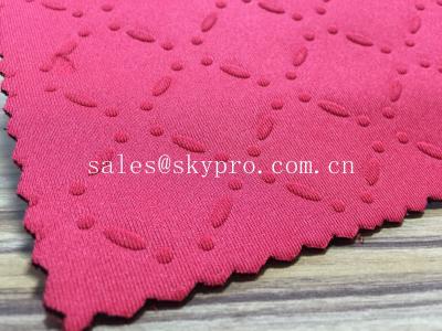 China Variable Profiles SBR Neoprene Rubber Sheet with Coin / Diamond / Stud Textured for sale