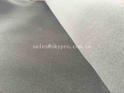 China rolo da tela do neopreno de 2mm 100% SBR laminado com o poliéster de nylon do jérsei brilhante à venda