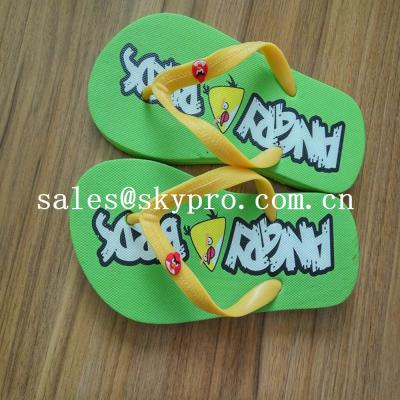 China Sommer-Flipflops fertigten Sublimation EVA/Gummisandale-kühle Pantoffel besonders an zu verkaufen