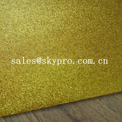 China Shiny Glitter EVA Foam Sheet 2mm Colorful Glitter Thickness Light Foam Sheets for sale