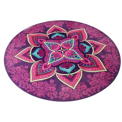 China 0.5-6.0mm Thickness Round Yoga Mat / Flat Gasket Kids Climbing Mats for sale