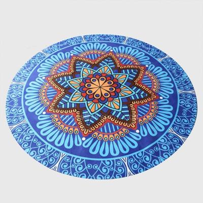 China Kundengebundene Muster-Naturkautschuk-Matte/Mandala druckten Meditations-Matte zu verkaufen