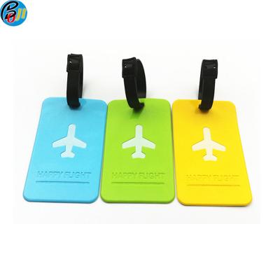 China Eco-friendly travel PVC luggage tag comply with US standards for sale