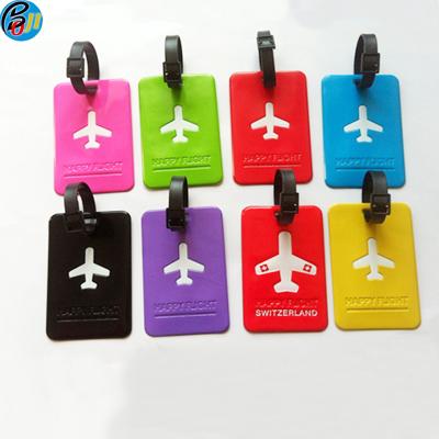 China Cheap Promotional Custom Pvc Luggage Tag,Plastic Luggage Tag,soft pvc Luggage Tag for sale