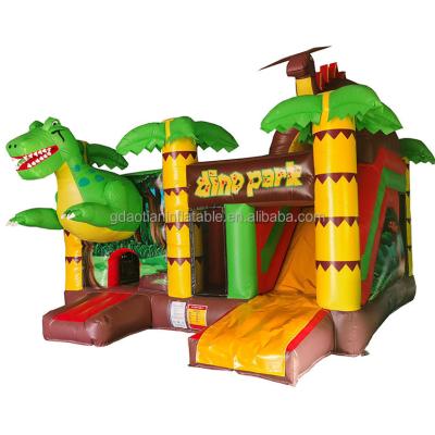 China Home Source Inflatable Bounce House Maker Outdoor Playground Fun City Dinosaurs Inflatable Dinosaurs Bounce House Commercial for sale