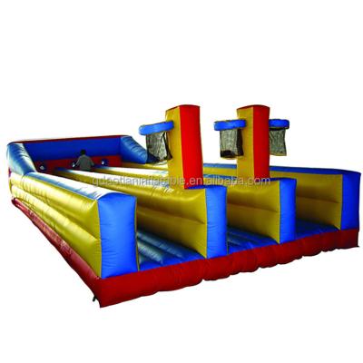 China Factory Outlet Outdoor Indoor Inflatable Go Kart Track Inflatable Games Sports Eagle Sport Tunnel Four Tracks Basketball Shooting Bungee for sale