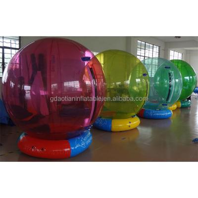 China Toy Hot Sale Water Walking Inflatable Floating Bouncing PVC Inflatable Water Ball for Outdoor Swimming Pools for sale