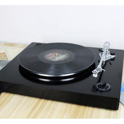 China RCA Jack Bit Turntable RCA Output 33 Turntable 3/1 Speed ​​Black Color for sale