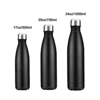 China Business 17oz 25 34 Design Stainless Steel Vacuum Cola Bottle Full Color Matte Flask Insulated Cup BPA Free 500/750/1000ml for sale