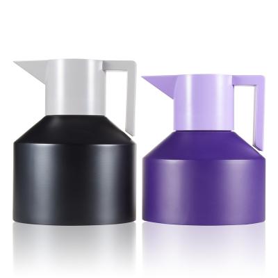 China Large capacity 1.2L/1.5L/1.8L customized 304 stainless steel thermos coffee carafe tea coffee pot insulation jar geometric vacuum flask for sale