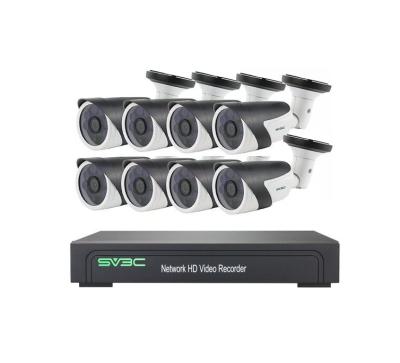 China 8 Channel H.264 H.265 NVR POE HD 1080P IP CCTV Video Kits 8 CH Waterproof / Waterproof Home System for sale