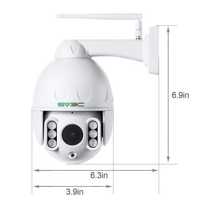 China Outdoor IP Security Cameras 3 Megapixels Hd Wifi Wireless Waterproof/Waterproof Indoor Security Camera for sale