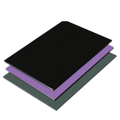 China Contemporary Hot Sale 2Mm Solid Color Finish Pure Aluminum Core Composite Panels for sale