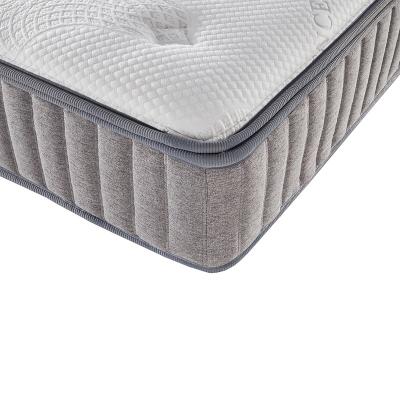 China Compressed Luxury 5 Star Vacuum Hotel Furniture With Gel Memory Foam Pocket Bed Frame for sale