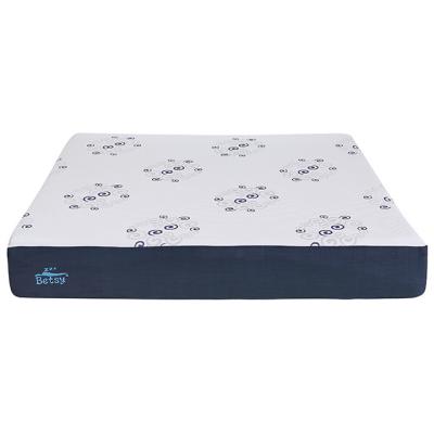 China Vacuum roll up high density visco gel memory foam mattress which can folding into a box with memory foam for sale