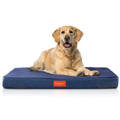 China Cooling Luxury Washable Comfortable Soft Pet Bed Ready To Ship Factory Direct Wholesale Memory Foam Dog Bed for sale