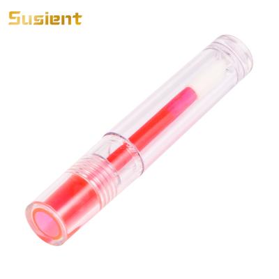 China OEM logo lip gloss tube empty cosmetic customizable clear tube lip gloss custom logo lip gloss tube for sale