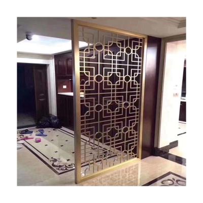 China CLASSIC Modern Highest Iron Art Design Laser Cutting Aluminum Alloy Metal Partition Screen for sale