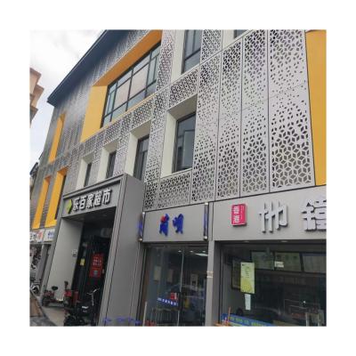 China Modern Design Modern Metal Exterior Wall With Micro Hole Punch And Perforation Aluminum Veneer for sale