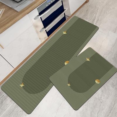 China Washable 2022 Hot Selling Simple And Generous Dirt Resistant Kitchen Mat Customized Kitchen Mats Set For Floor for sale