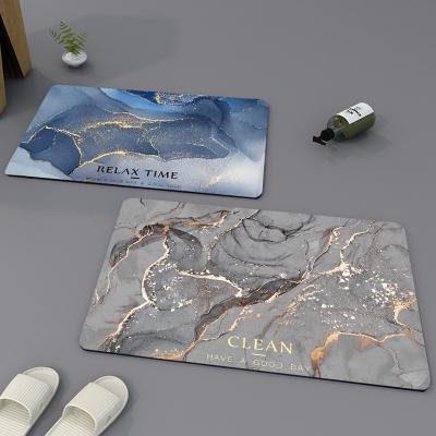 China Reversible 2022 new style outdoor mat Absorbent non-slip silicone bath mat Design sizes can be customized custom bath mat for sale