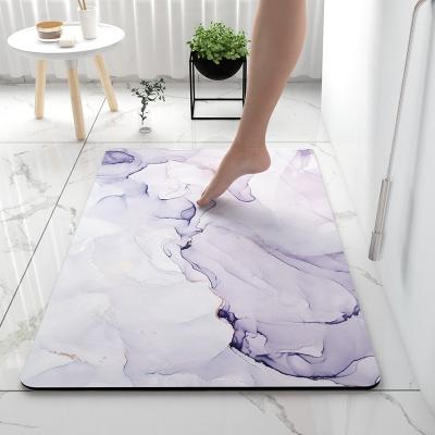 China Sustainable 2022 new style outdoor mat Absorbent non-slip silicone bath mat Design sizes can be customized custom bath mat for sale