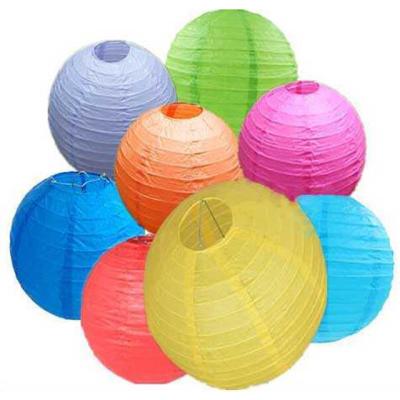 China Eco - Friendly Wholesale Round Paper Lantern For Home Wedding Festival Decoration for sale