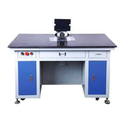 China Construction Material Shops Machinery CCD Camera Automatic Target Eyelet Punch Target Hole Drilling Machine For Plastic for sale