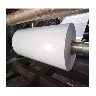 China Printing Machine PET White Film Spool Material Transparent PET Roll Material For Automatic CCD Screen Printing Machine for sale