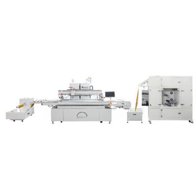 China Advertising Company Roll To Roll CCD Camera Positioning Industrial Screen Printing Machine for sale