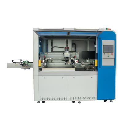 China High Precision Sheet To Cover Vacuum Table Automatic CCD Camera Placing Silk Screen Printing Machine for sale