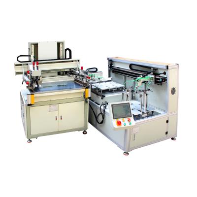 China Accurate Alignment Fully Automatic Pneumatic Printing Press Machine Silk Screen Printer for sale