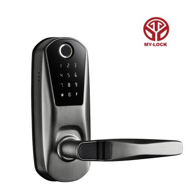 China Modern Blue Modern Blue Digital RFID Safe Remote Control Electronic Smart Door Deadbolt Keypad WiFi Desktop Tooth Two Way Fingerprint Lock for sale