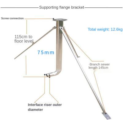 China Metal Irrigation Rain Gun Stainless Steel 1.1m or 2.2m Tripod Type - 2