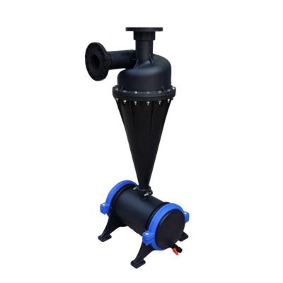 China 2 inch plastic centrifugal cyclone sand filter water filter for agriculture irrigation for sale