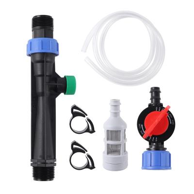 China New Super Venturi Fertilizer Type Low Cost Drip Irrigation Kits Easy Installation Injector for sale