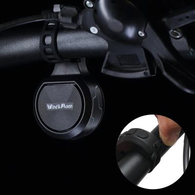 China ABS+PC Bicycle Bell Bike Horn Anti-theft Alarm Fit 22.2-32MM Handlebar IPX6 Waterproof 80-130DB Volume Adjustable for sale